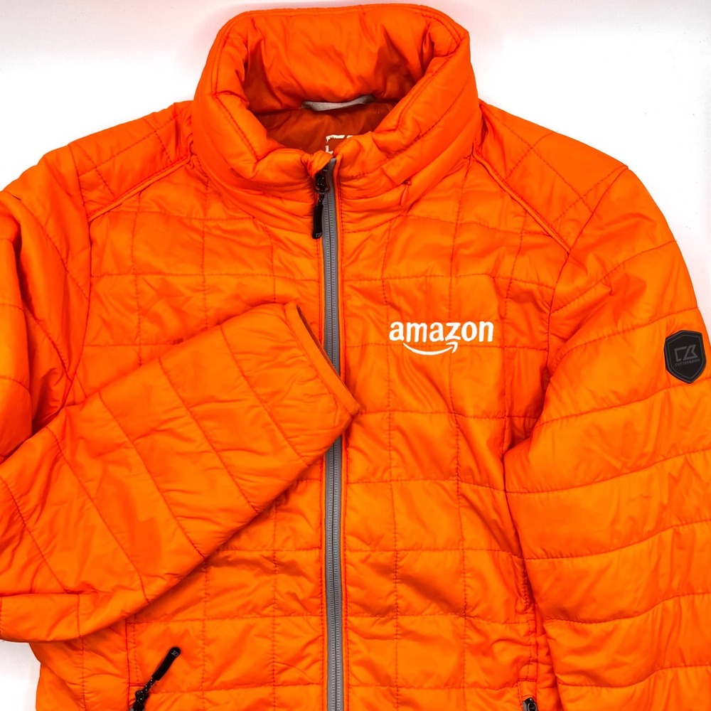 Cutter & Buck Rainier PrimaLoft Womens Eco Insulated Full Zip Puffer Jacket Med
